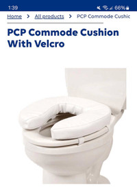 NEW soft comfortable Commode seat...paid $50