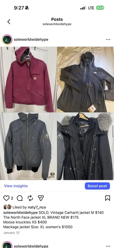 The North Face jacket XL BRAND NEW $175, View more