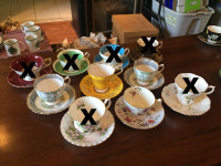 $Reduced$ Box 101 - Vintage Quality China Teacups & Saucers