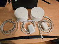 2 Google wifi mesh routers