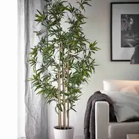 Fake bamboo plant