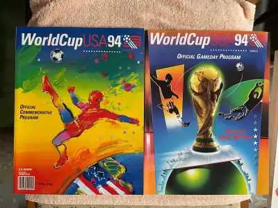 Pair of 1994 Word Cup USA Programs, View more
