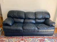 LEATHER COUCH, LOVESEAT, & CHAIR FOR SALE.
