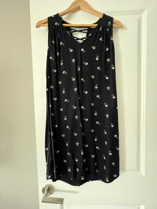 Black Sundress with White and Khaki accents in Women's - Dresses & Skirts in Saskatoon