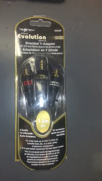 Adapteur  audio en Y blindé, View more