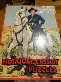 HOPALONG CASSIDY 3 PUZZLES. Lowered Price!!