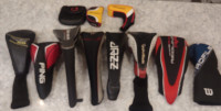 Golf driver and putter headcovers- most in new condition -$10 ea