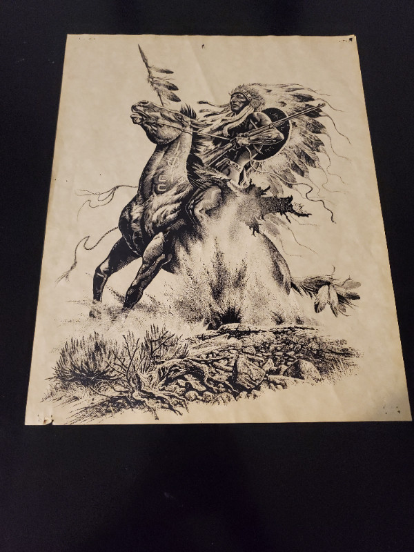 Bill O'Neill War Chief Print in Arts & Collectibles in St. Catharines - Image 4