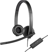 Logitech Wired Headset, Stereo Headphones with Noise-Cancelling