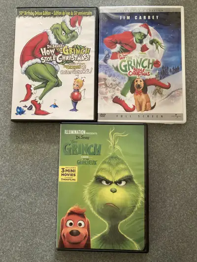 Grinch DVDs EUC Dr. Seuss How the Grinch Stole Christmas , View more