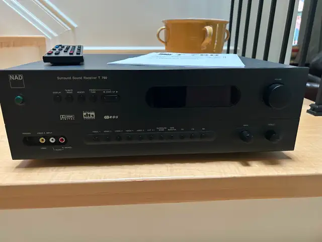 NAD T760 Stereo Receiver 5.1 With Remote/Manual in General Electronics in Oakville / Halton Region - Image 3
