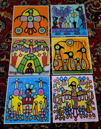 Collection of Fine Art Prints "Signed by Christian Morrisseau"