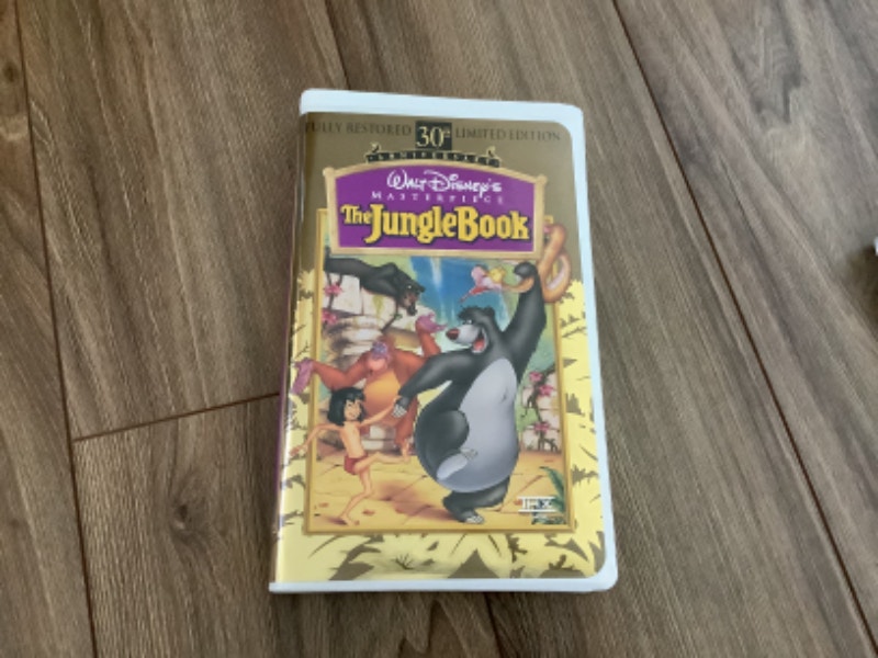 VHS movie The Jungle Book ( 30th Anniversary Limited Edition) CDs