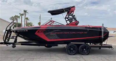 "Step into the boat widely considered the gold standard for wake sports, known for its clean, massiv...