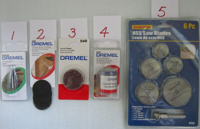 DREMEL and SAMONA ACCESSORIES in Power Tools in Belleville