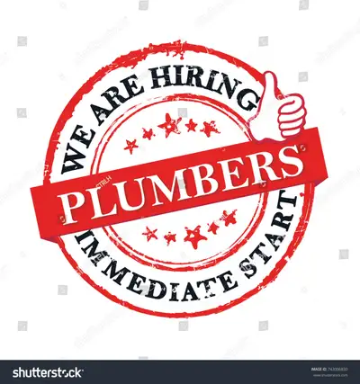 HIRING PLUMBERS, View more