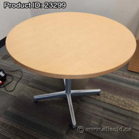 36" Beech Round Office Meeting Table