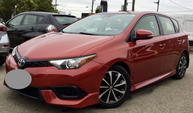 2017 TOYOTA COROLLA iM BURGUNDY LOADED ALLOYS GAS SAVER in Cars & Trucks in City of Toronto
