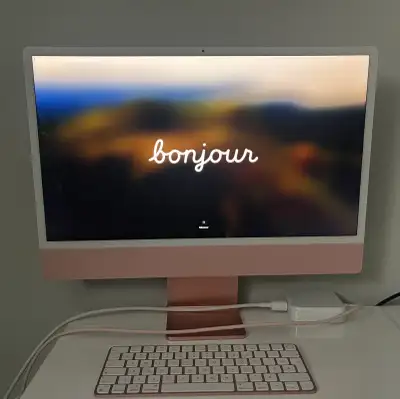 Apple iMac 24” Pink (M1-2021) - Exellent Condition, View more