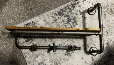 industrial pipe shelving unit , View more