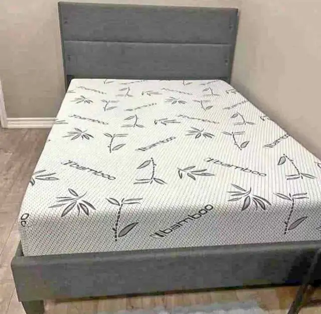 Brand New Queen size mattress and bed frame for sale  in Beds & Mattresses in Downtown-West End - Image 2
