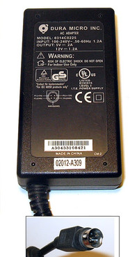 Dura Micro Inc. AC Adapter 0314C0225 5V 2A / 12V 1.2A