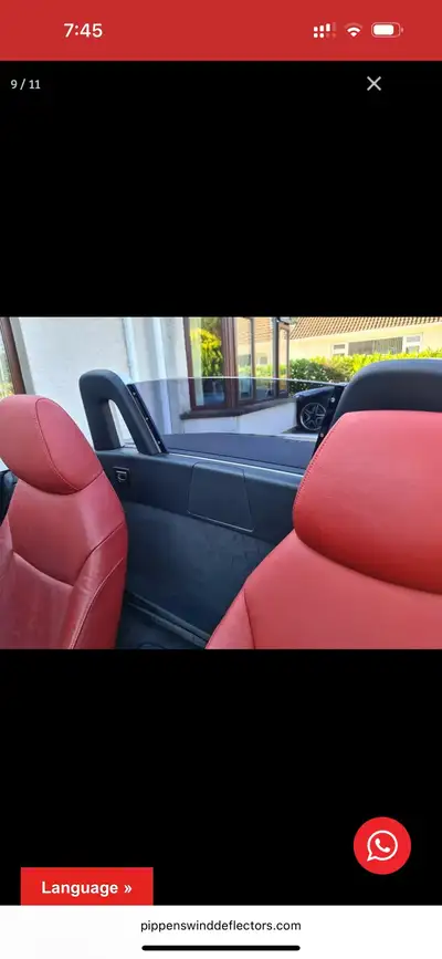 BMW Z4 windscreen / wind deflector E89 Years 2009-2016 Located in London ontario, can ship in Canada...