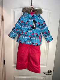 BRAND NEW! TAGS ON beautiful GUSTI snowsuit set. 
