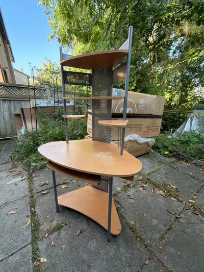 Computer Desk with Shelving, View more