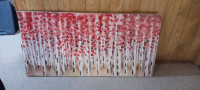 White Birch Forest Canvas Print 