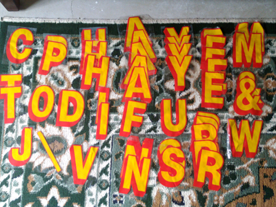 Vinyl reusable letters for glass windows, View more
