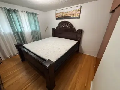 King sized bed and frame for sale, View more