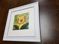 Serena Bowman's tiger framed art