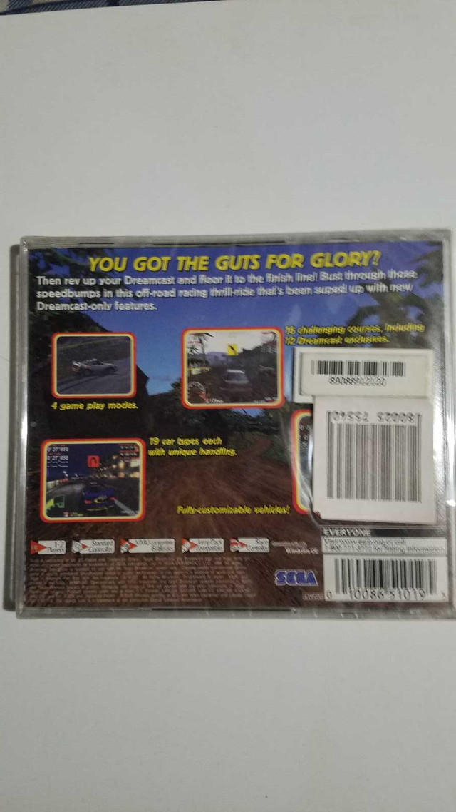Factory Sealed Sega Rally 2 Dreamcast $80 in Older Generation in Kitchener / Waterloo - Image 2