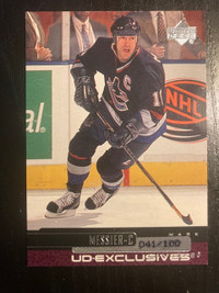 1999-2000 Upper Deck Exclusives Mark Messier card (041 of 100)