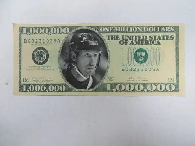 WAYNE GRETZKY BILLET DE 1 MILLION DE DOLLARS RÉPLIQUE in Arts & Collectibles in Thetford Mines - Image 2