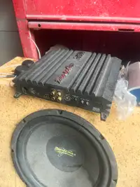 Car amplifiers with sub woofers