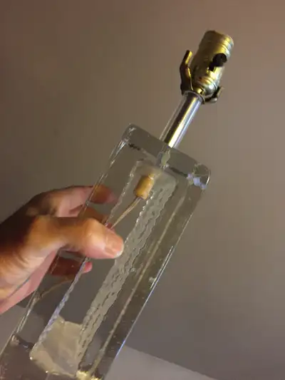 Vintage glass lamp light. Home decor. PLEASE read the ad carefully My name - My name is Matt Peter....