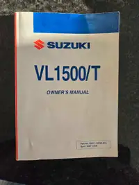 Suzuki VL1500T Owners Manual 