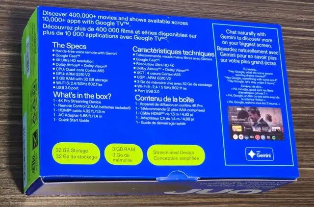 Brand New - Onn 4K Pro Streaming Device (NEW 2026 Model) in Video & TV Accessories in Ottawa - Image 3