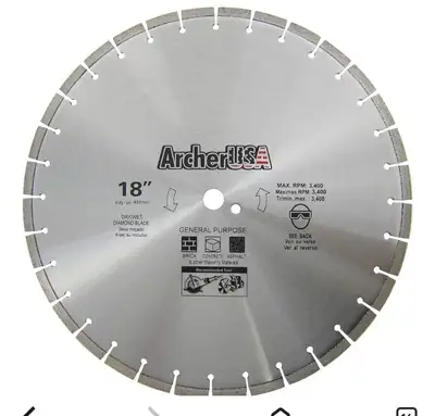 lame diamant à béton 18 pouces, View more