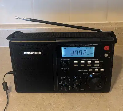 Grundig S450DLX Portable AM FM Shortwave Field Radio, Excel, View more