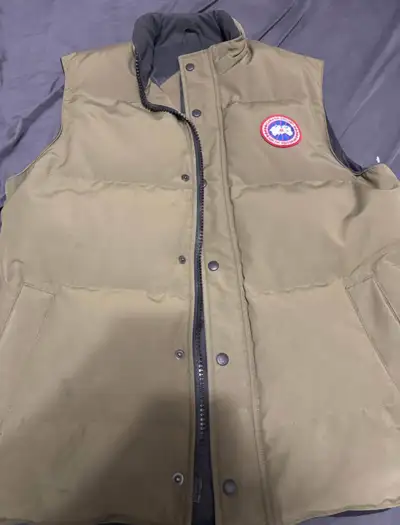 Military green Canada goose vest, View more