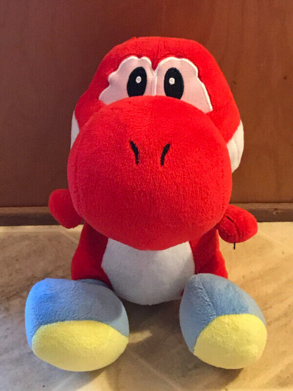 Nintendo Mario Party Red Yoshi Plush Doll 13” Hudson Toy 2003, used for sale  