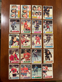 1977/78 Opc hockey cards lot of 168