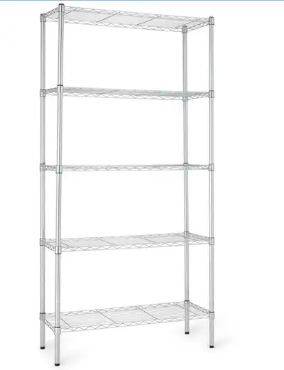 5-Shelf Adjustable Heavy Duty Steel Wire Rack, View more