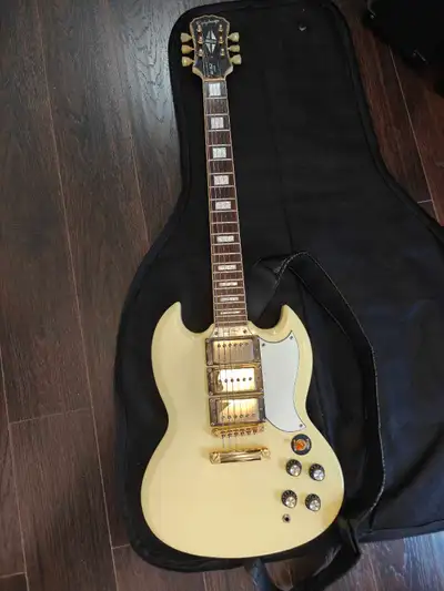 Epiphone SG G-400 Les Paul Custom 2010 - Antique Ivory, View more