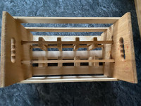 Interlocking crates/rack for wine bottles 