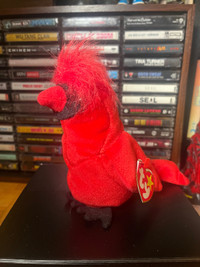 1998 Mac The Cardinal Rare and Retired Beanie Baby with Errors 