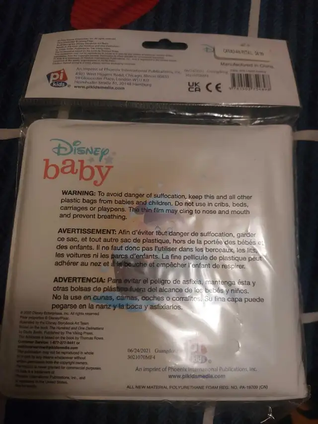 Disney Baby Bath Book in Toys in Ottawa - Image 3